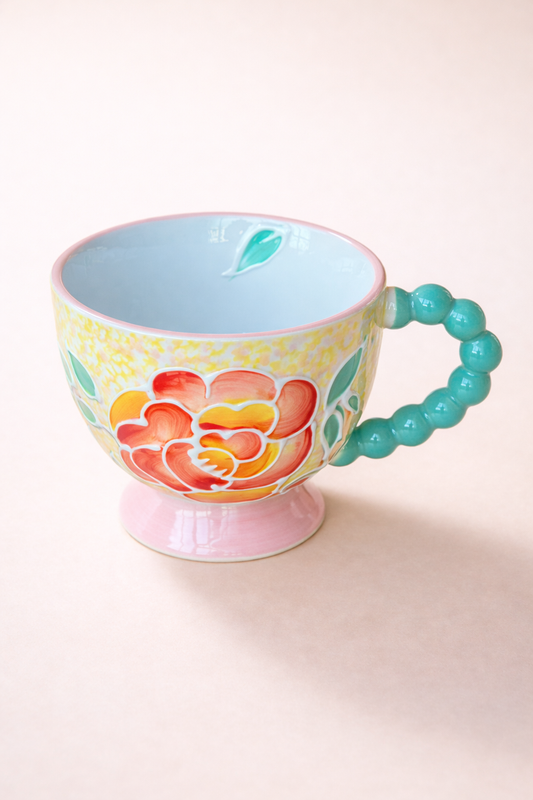 BIG FLOWER MUG 500 ml