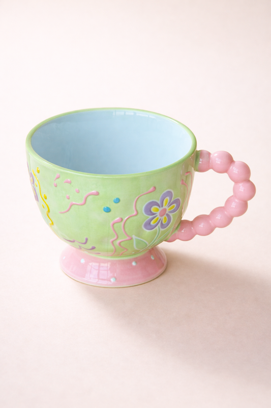 GREEN&PINK MUG 500 ml