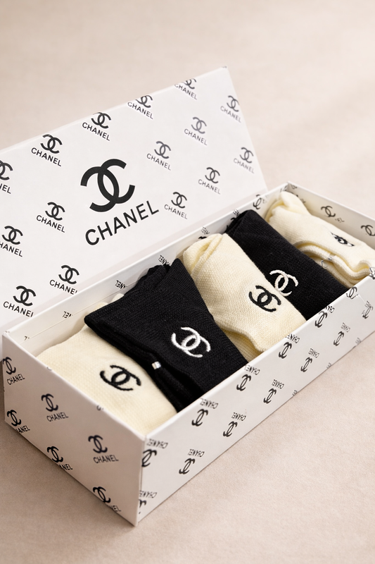CHANEL STYLE SOCKS