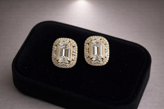 Zircon Earrings with a Luxury Design