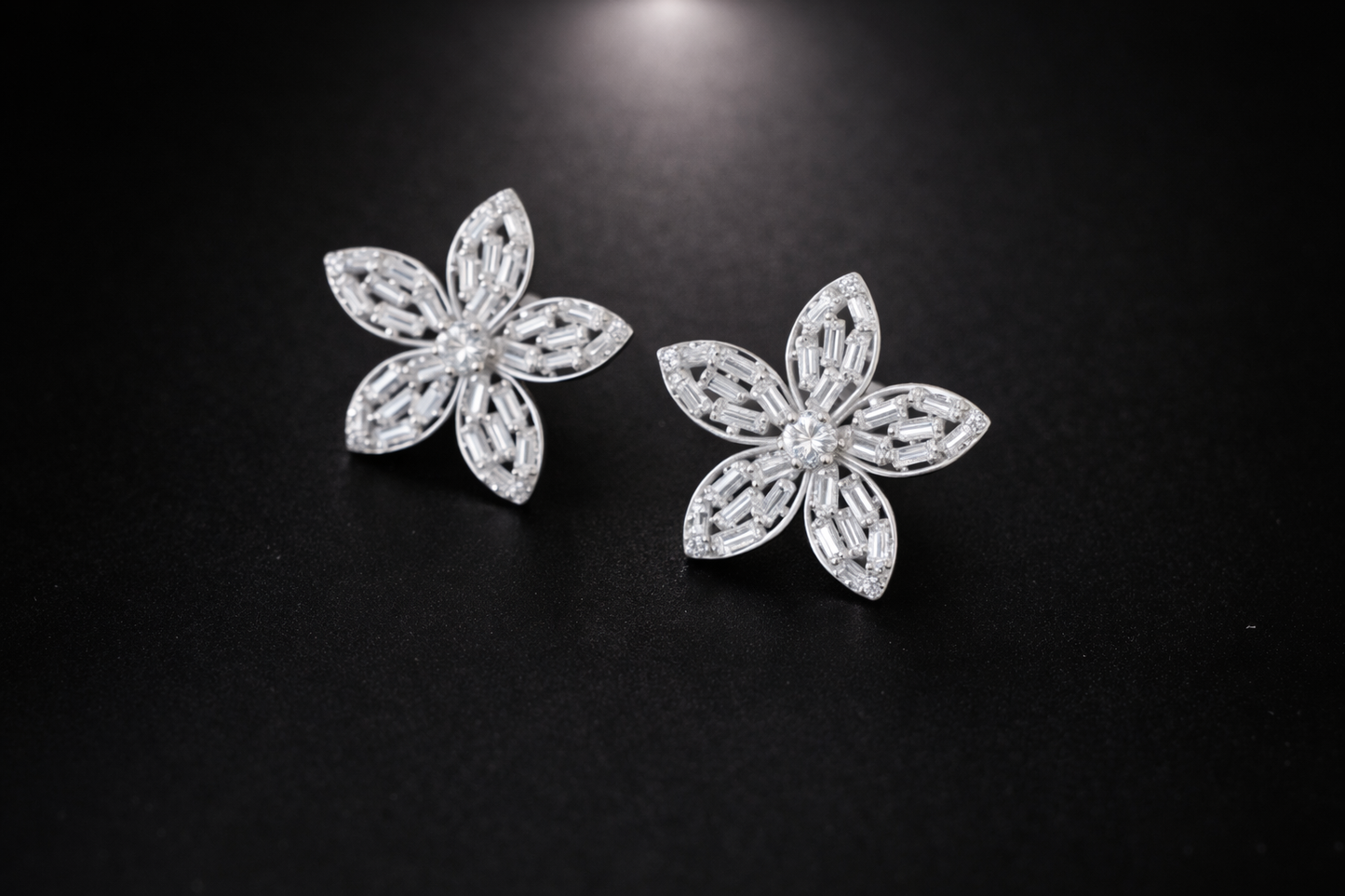 Flower Design Earrings