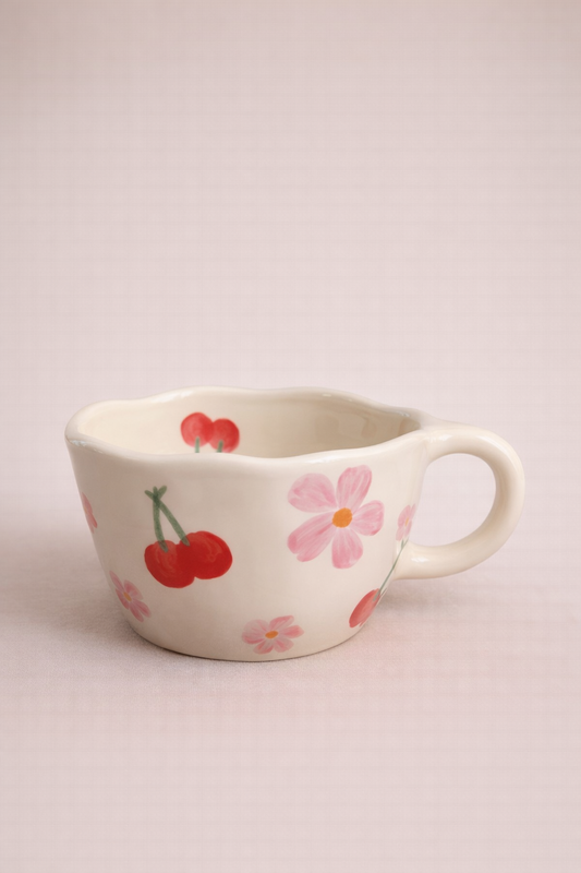 FLOWER CHERRY MUG