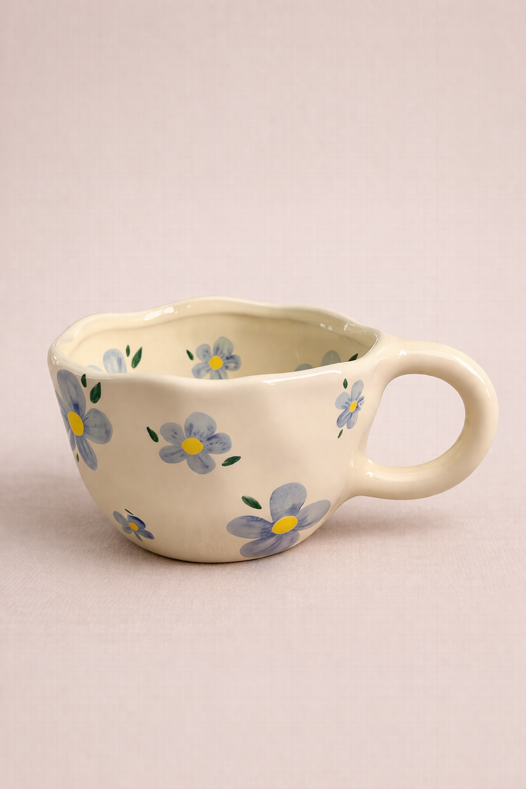 BLUE FLOWER MUG