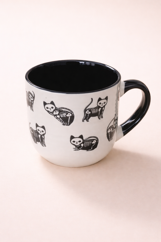 BLACK&WHITE CAT MUG 400 ml