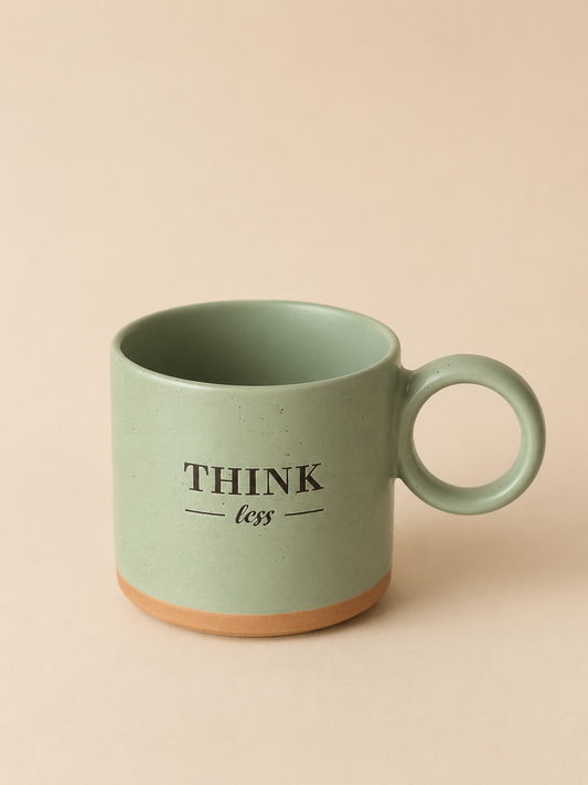 THINK LESS CUP